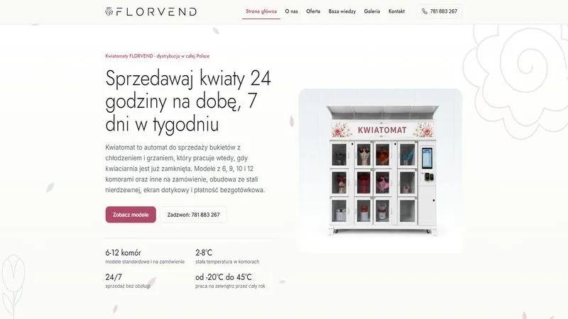 FLORVEND - strona internetowa