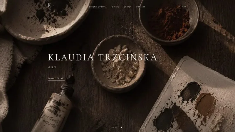 Klaudia Trzcińska Art - strona internetowa
